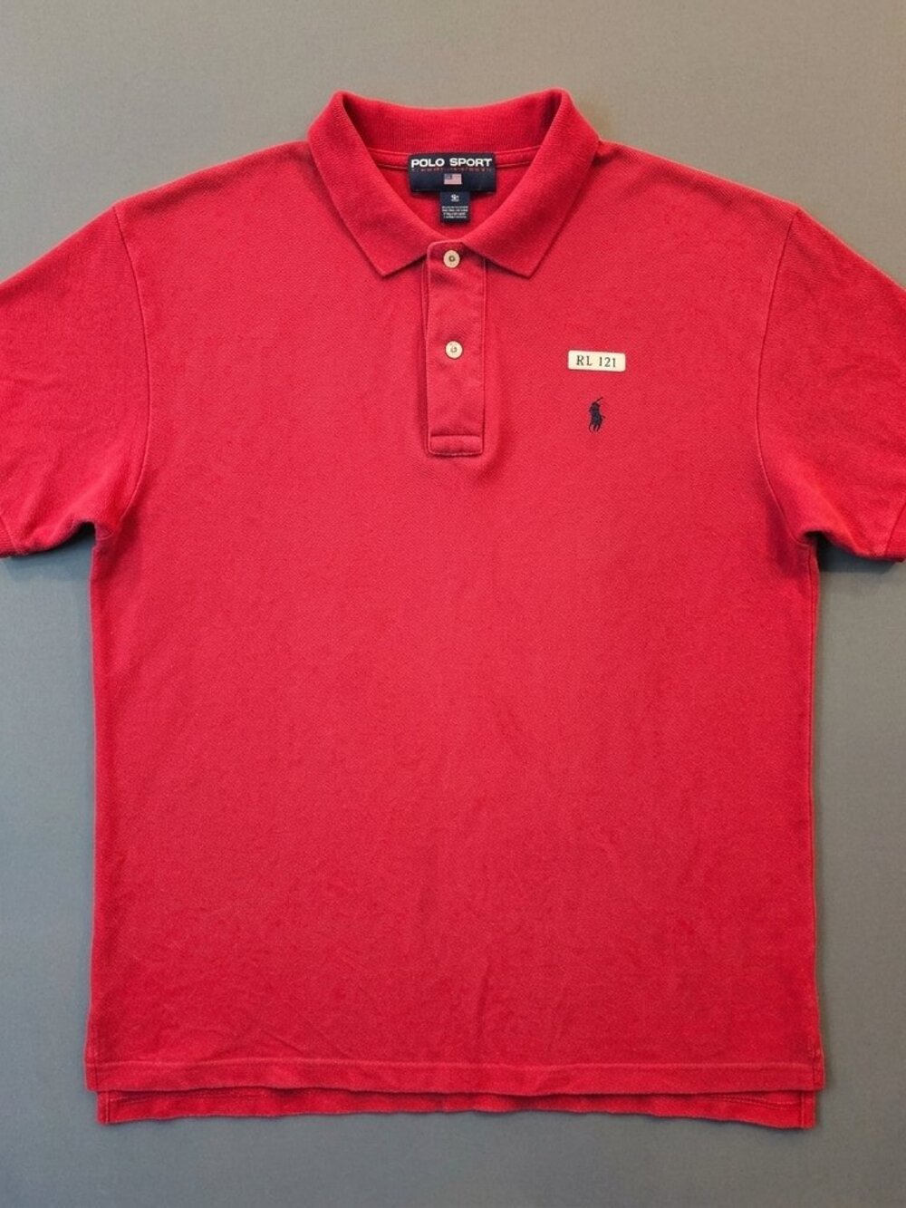 Vintage Polo Ralph Lauren Red Short Sleeve Polo Shirt